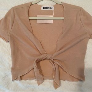 Tie Front Crop Top